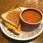 Grilled Cheese Sandwich with Tomato Soup