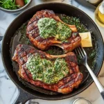 Grilled Steak with Garlic Butter