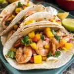 Shrimp Tacos with Mango Salsa