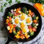 Breakfast Skillet with Eggs and Vegetables Recipe