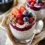 Creamy Chia Seed Pudding with Berries - Easy Recipe