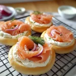 Enjoy a Delicious Smoked Salmon Bagel with Cream Cheese