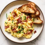 Scrambled Eggs with Bacon and Toast: A Breakfast Classic