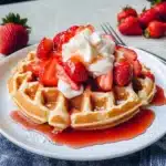 Belgian Waffles & Strawberries