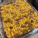Loaded Cowboy Cheeseburger Casserole