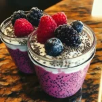 Superfood Berry & Chia Overnight Oats Recipe