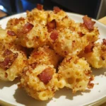 Savory Crispy Garlic Butter Bacon Ranch Mac & Cheese Bites