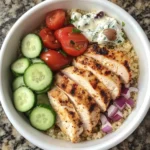 High-Protein Greek Chicken & Quinoa Meal Prep Bowls