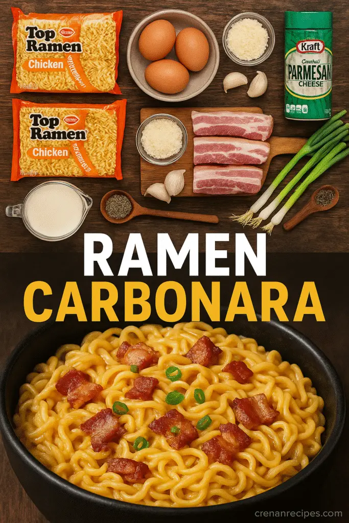 Ramen Carbonara: Quick 15-Minute Creamy Japanese Fusion Recipe