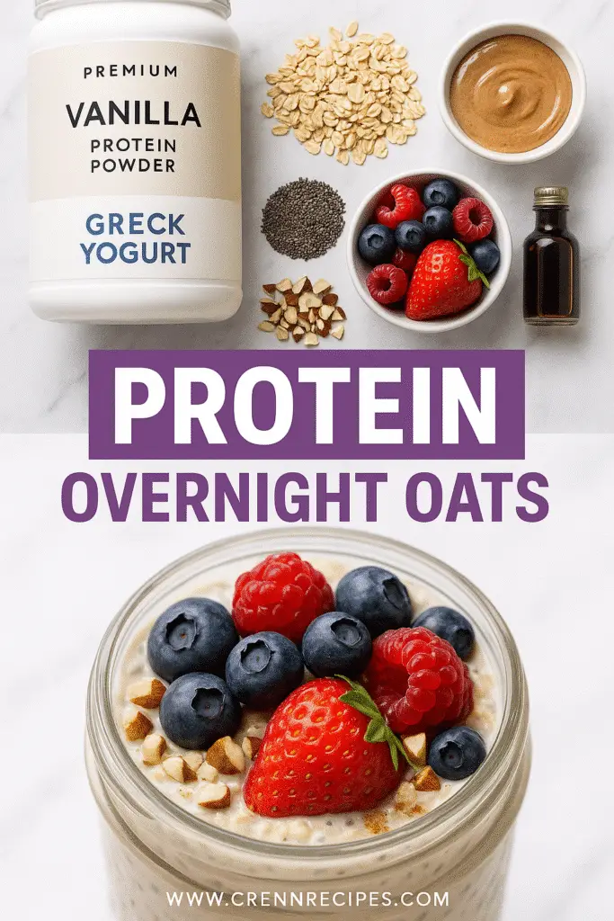 Protein Overnight Oats Recipe: Ultimate 10-Minute Meal Prep Breakfast