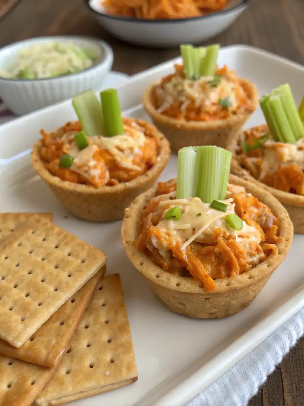 Buffalo Chicken Dip Cups: Bold, Spicy, and Perfect for Parties