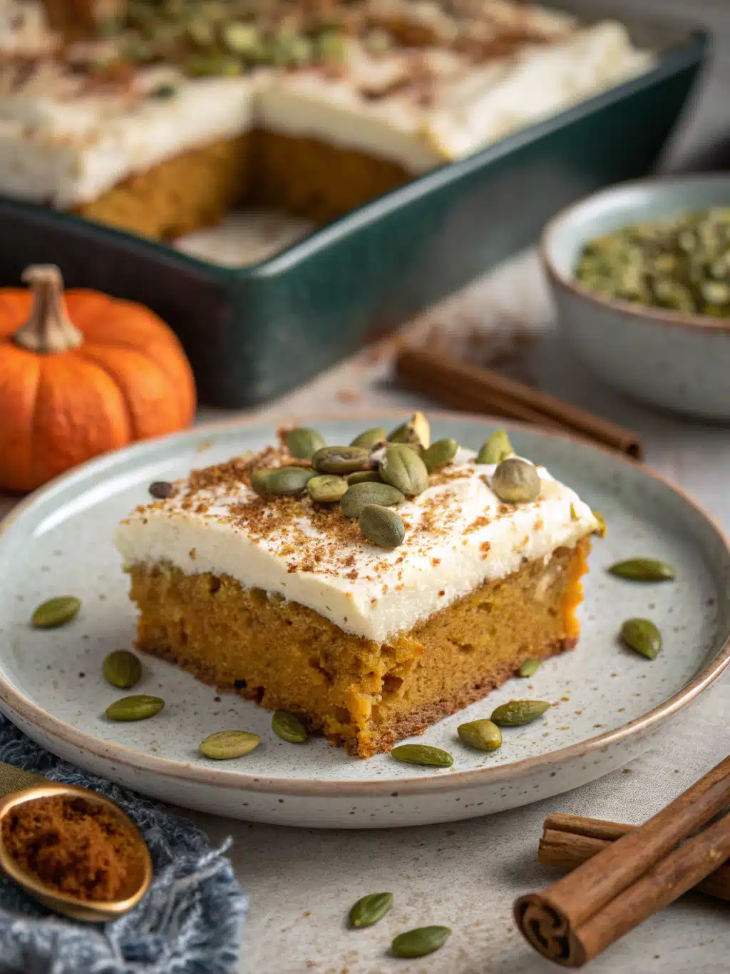 Pumpkin Magic Cake - The Amazing 3-Layer Fall Dessert That Bakes Itself!