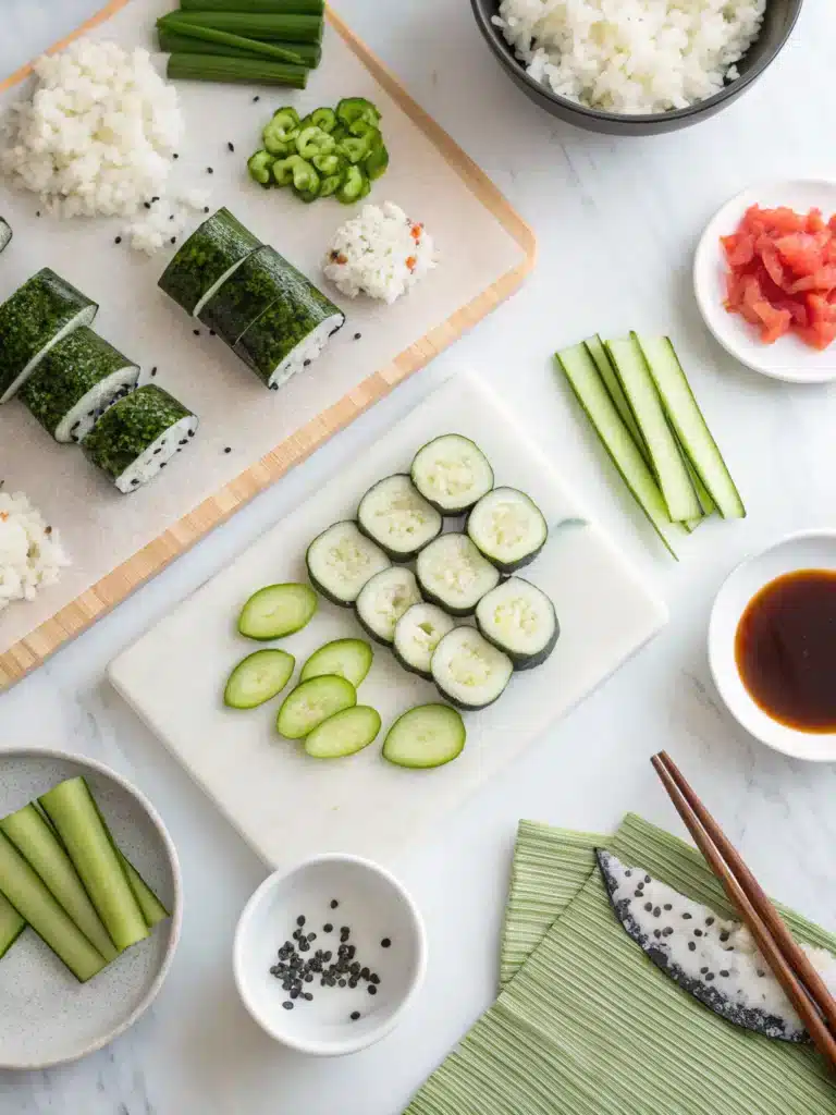 Sushi Cucumber Bites Recipe: Fresh 15-Minute Low-Carb Appetizer