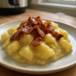 Instant pot bacon comfort food in kitchen