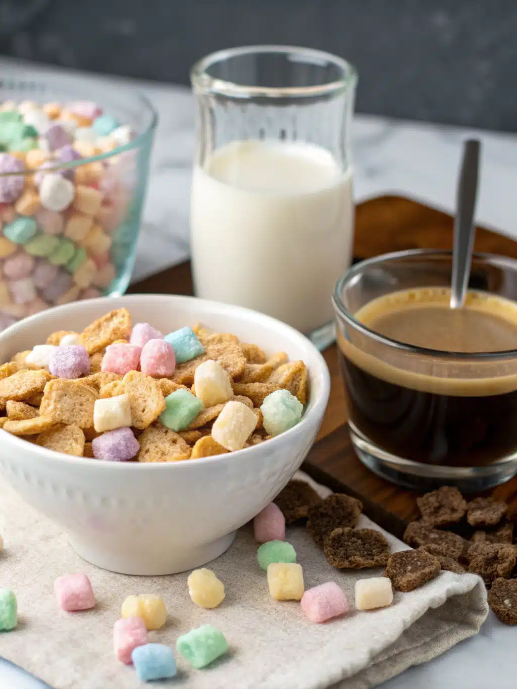 Cereal Milk Latte Recipe - Sweet Childhood Comfort in Every Sip 5 Cereal Milk Latte ingredients