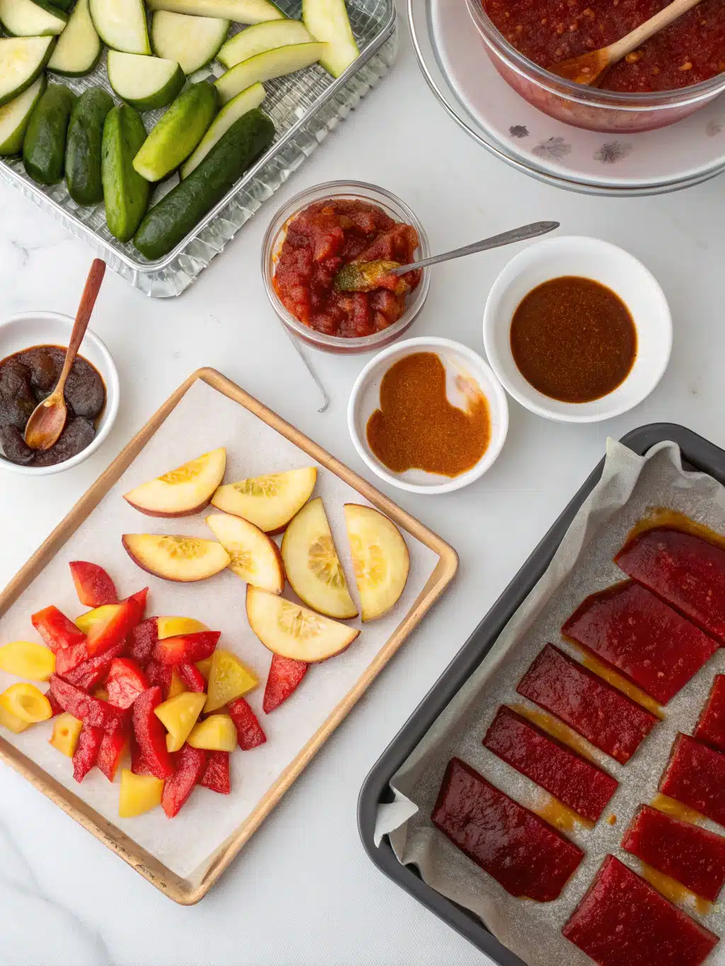 Chamoy Pickles preparing steps