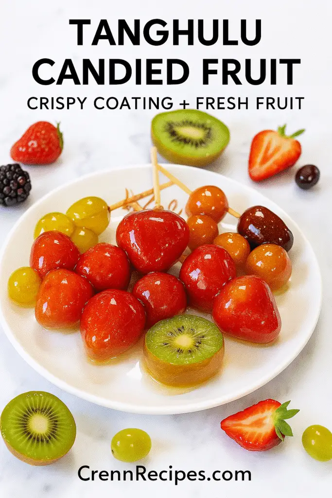 Pinterest tanghulu candied fruit recipe from CrennRecipes