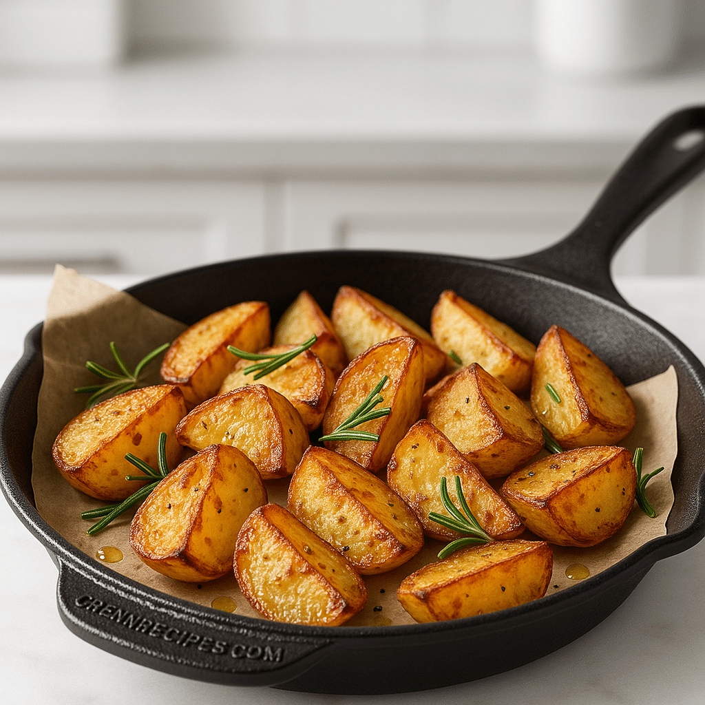 15‑Minute Crispy Potatoes | CRENNRECIPES.COM restaurant‑quality side