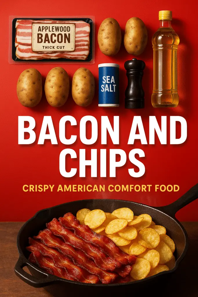 Bacon and chips Pinterest recipe pin featuring premium ingredients and cooking techniques - CrennRecipes comfort food guide