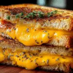Best grilled cheese sandwich with golden crispy crust melted cheddar gruyère premium artisan bread