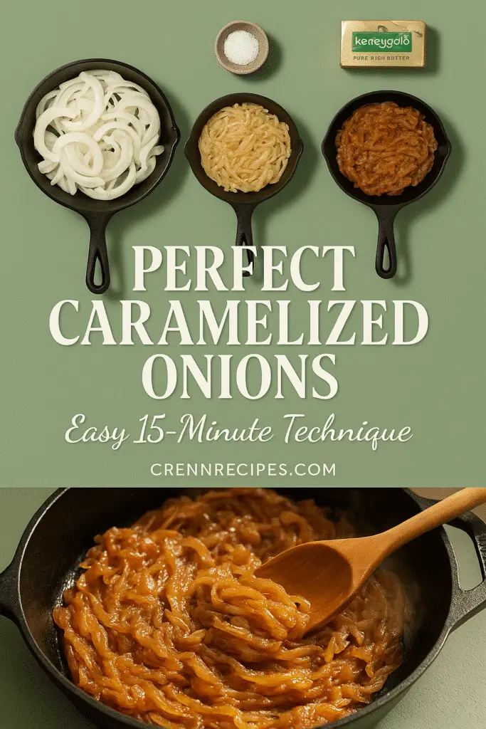 Caramelized onions technique for Lazy French Onion Soup - 15-minute method - CrennRecipes.com