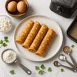 Cottage cheese protein wraps recipe featuring high-protein ingredients for healthy meal prep