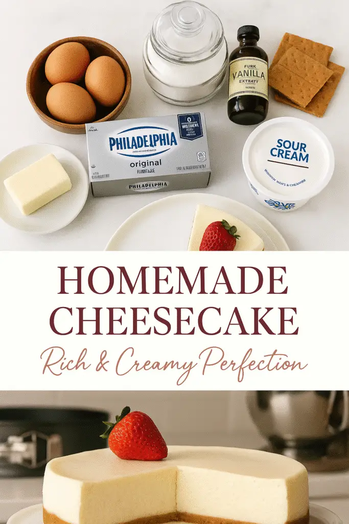 Homemade Cheesecake Recipe: Perfect Creamy New York Style in 7 Easy Steps