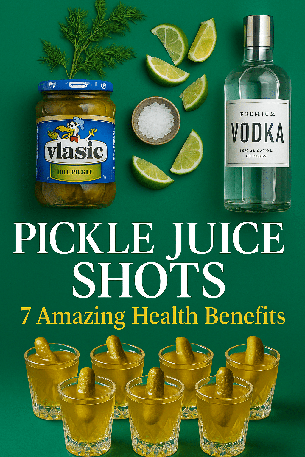 Pickle Juice Shots: 7 Amazing Benefits + Easy Recipe