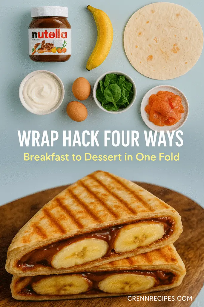 Viral TikTok wrap hack for sweet breakfast and dessert options