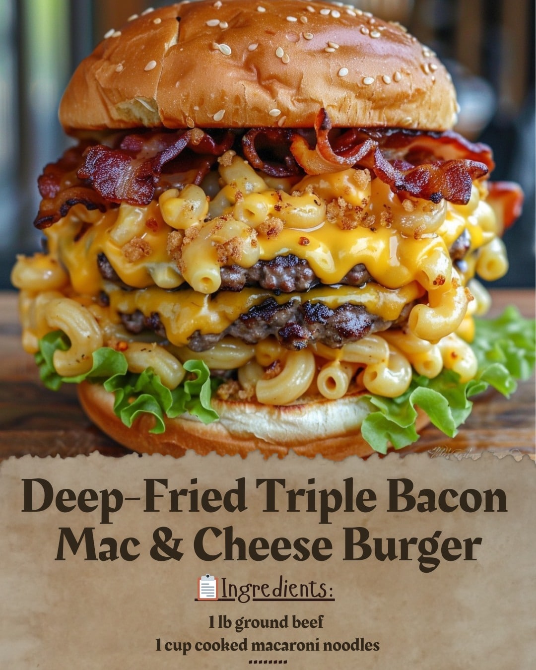Discovering the Deep-Fried Triple Bacon Mac & Cheese Burger