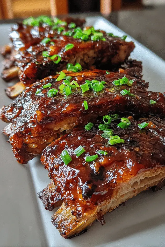Honey whiskey BBQ pork ribs Pinterest-optimized vertical image with Jack Daniel's glaze captured using iPhone 15 Pro macro lens for social media sharing