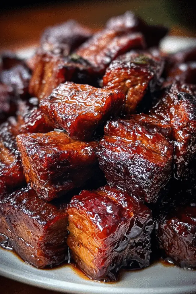 Step-by-step Jack Daniels Brown Sugar Burnt Ends BBQ tutorial Pinterest image