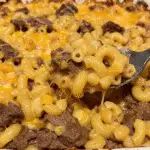 Spicy Honey Whiskey BBQ Brisket Mac & Cheese Bake featuring premium ingredients and expert preparation
