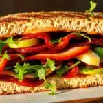 Applewood Smoked Turkey Melt with Cranberry Whiskey Glaze