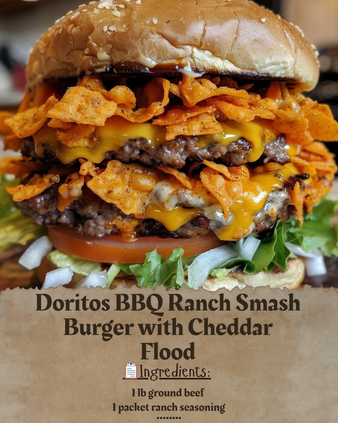 My Experience with Doritos BBQ Ranch Smash Burger with Cheddar Flood Review
