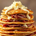 German Potato Pancake Reuben Stack