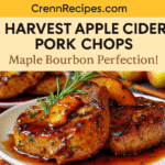 Harvest Apple Cider Pork Chops recipe - CrennRecipes elegant-entrees apple cider pork chops