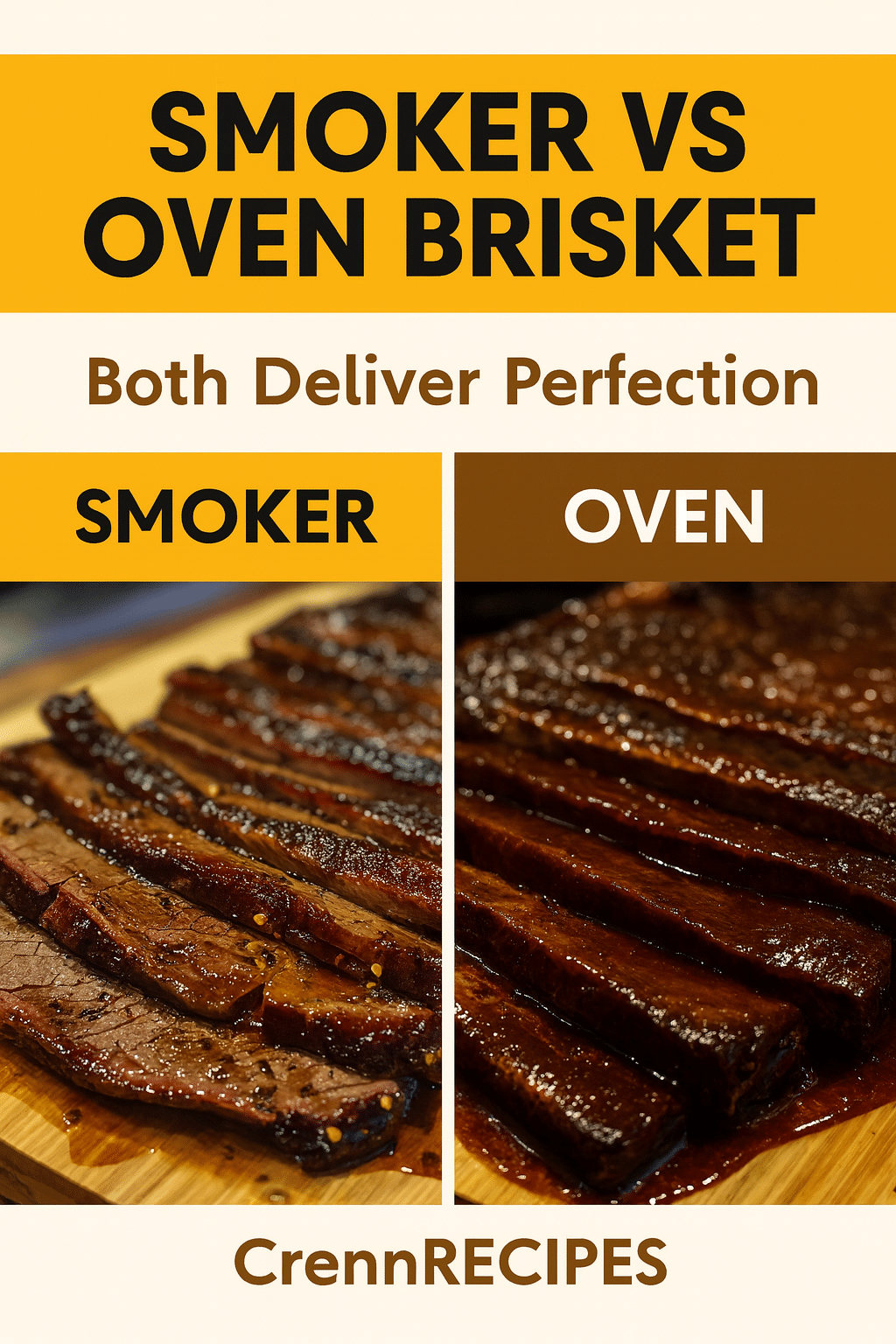 Smoker vs Oven Brisket Methods - elegant entrees comparison guide