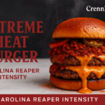 Carolina Reaper Burger recipe - CrennRecipes extreme heat gourmet burger