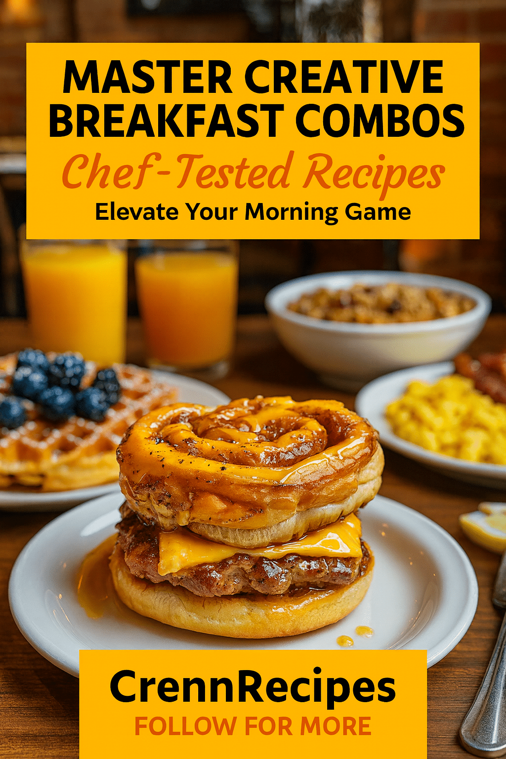 CrennRecipes brand authority - Master Creative Breakfast Combinations culinary expertise