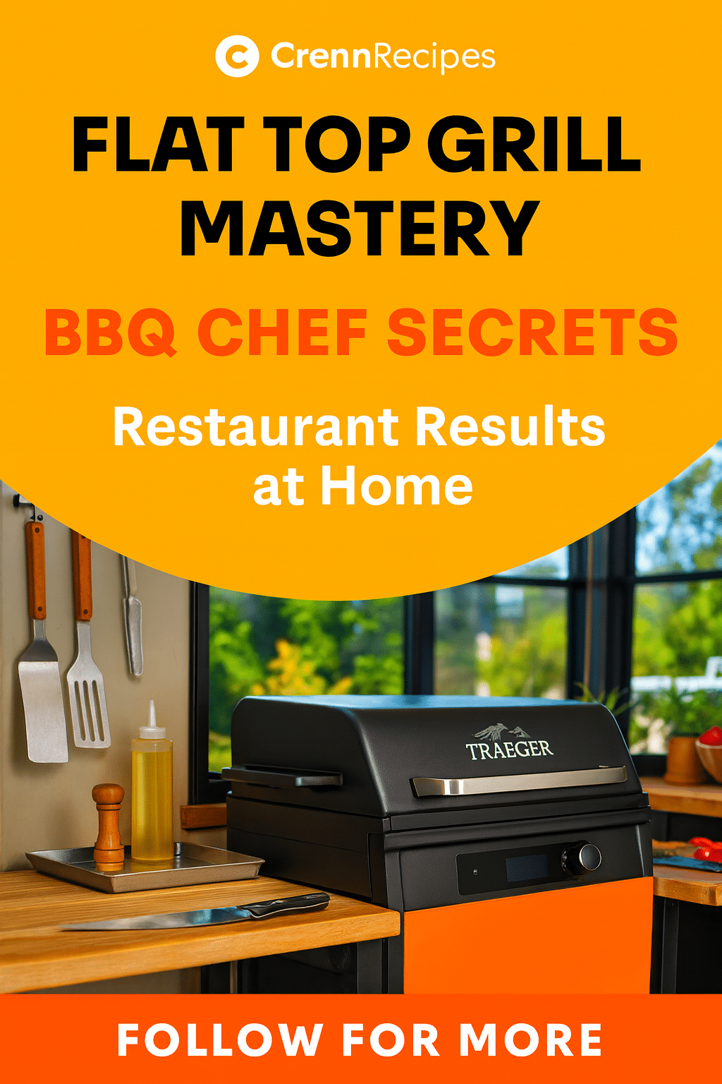 CrennRecipes brand authority - flat top grill mastery culinary expertise