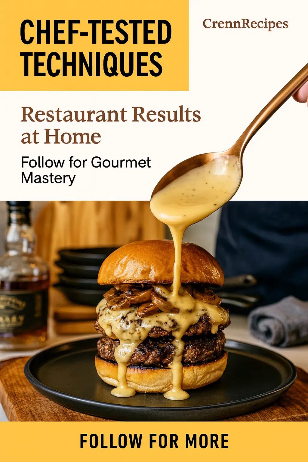 CrennRecipes brand authority - chef-tested techniques culinary expertise