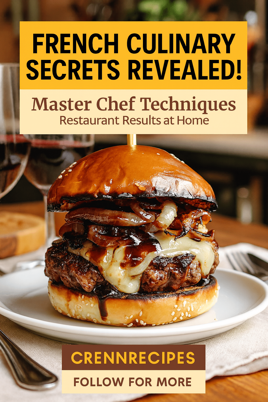 CrennRecipes brand authority - FRENCH CULINARY SECRETS REVEALED! culinary expertise