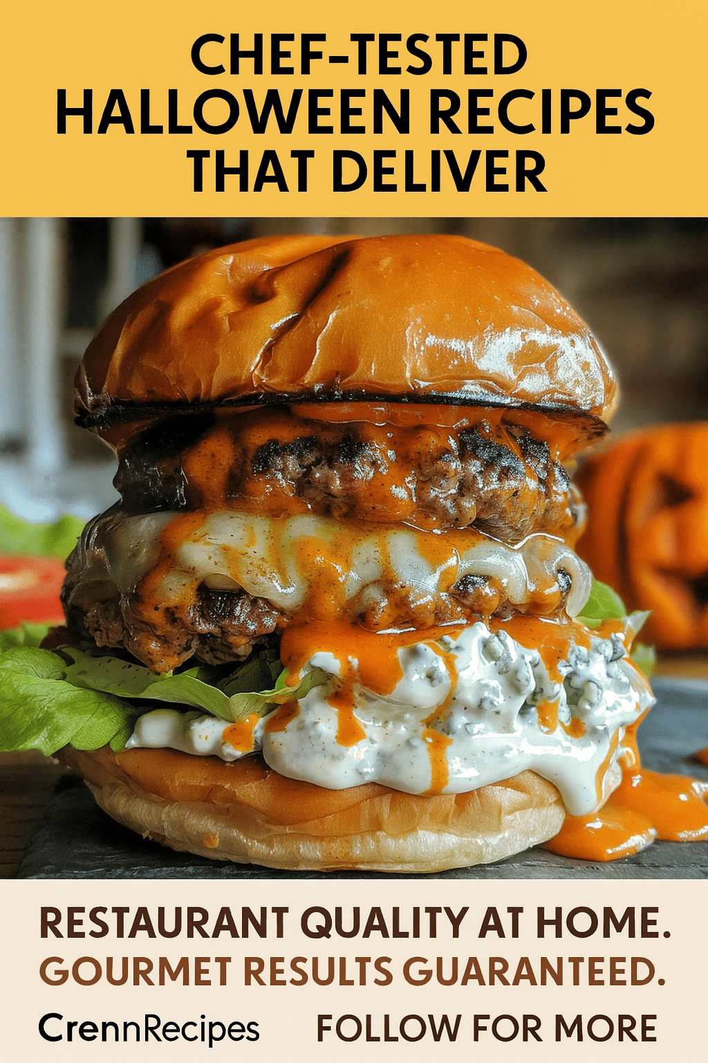 CrennRecipes brand authority - chef-tested Halloween recipes that deliver culinary expertise