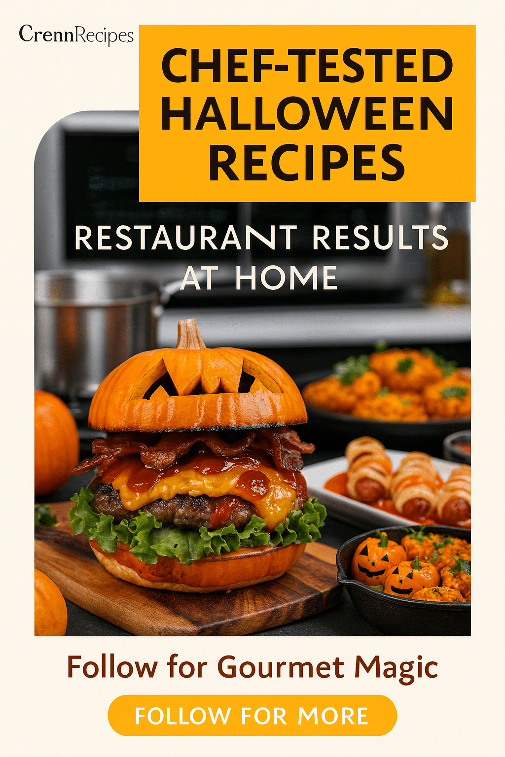 CrennRecipes brand authority - Master Chef Halloween Recipes culinary expertise