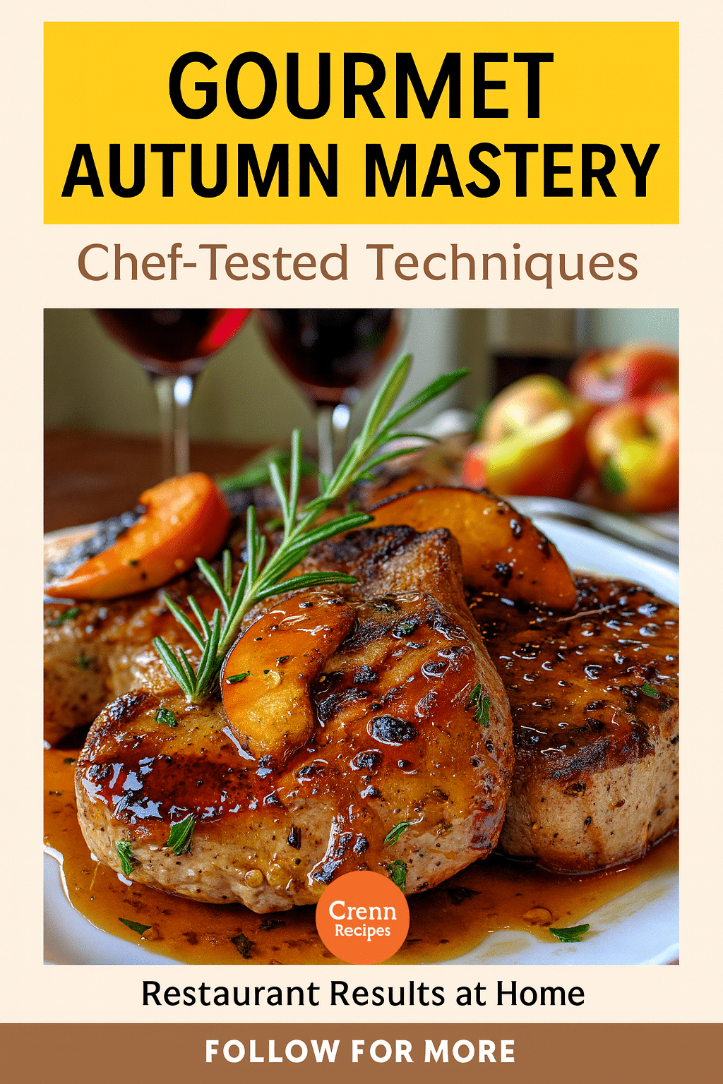 CrennRecipes brand authority - Gourmet Autumn Mastery culinary expertise