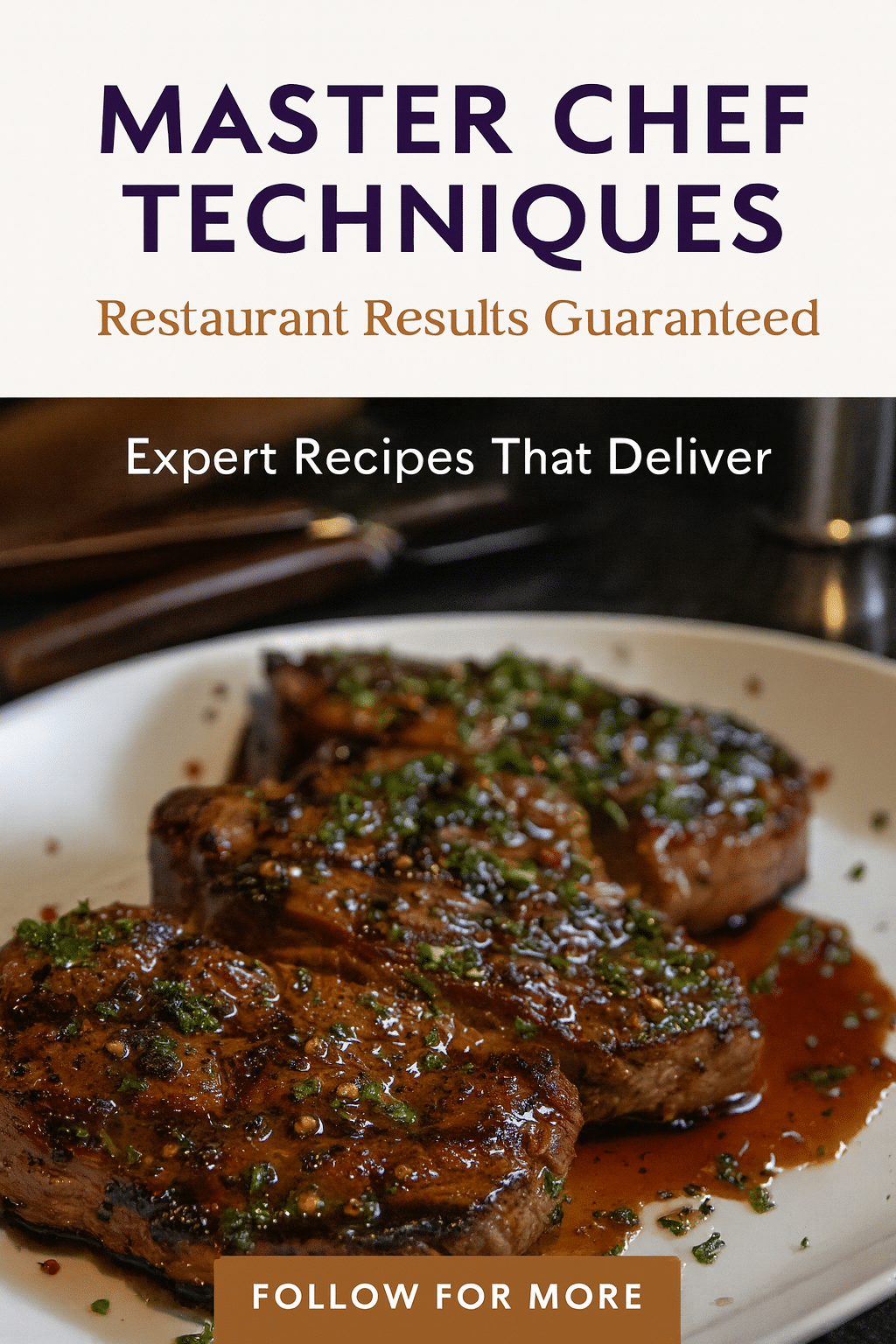 CrennRecipes brand authority - Master Chef Techniques culinary expertise