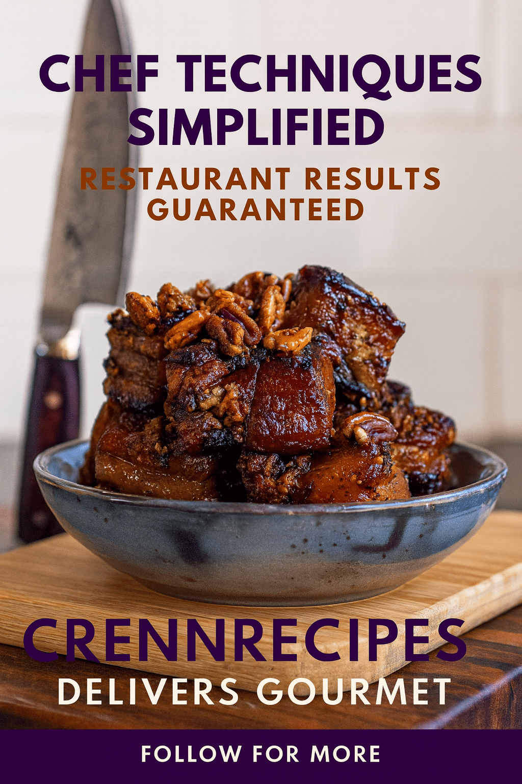 CrennRecipes brand authority - Master Chef Techniques culinary expertise