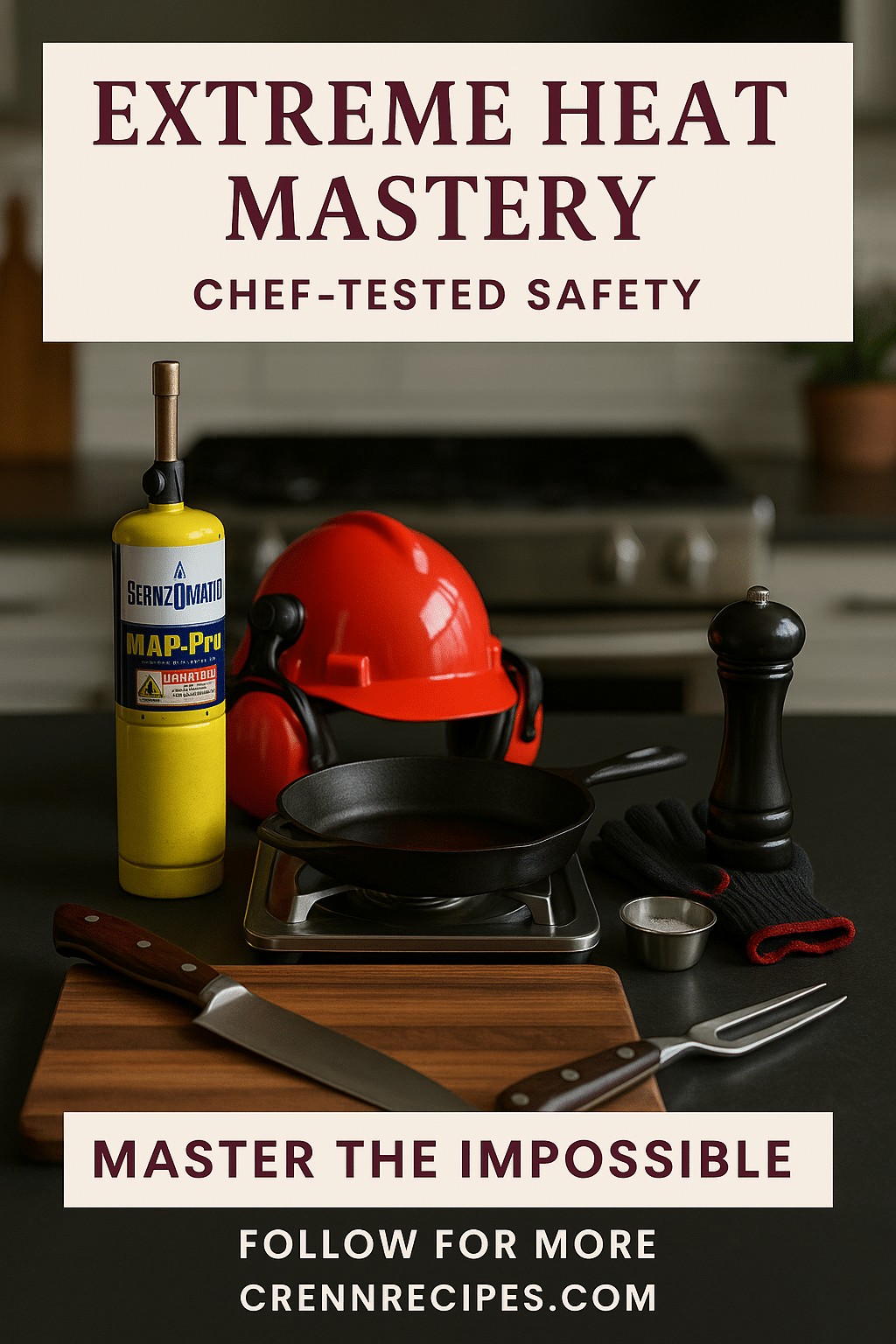 CrennRecipes brand authority - Extreme Heat Mastery culinary expertise