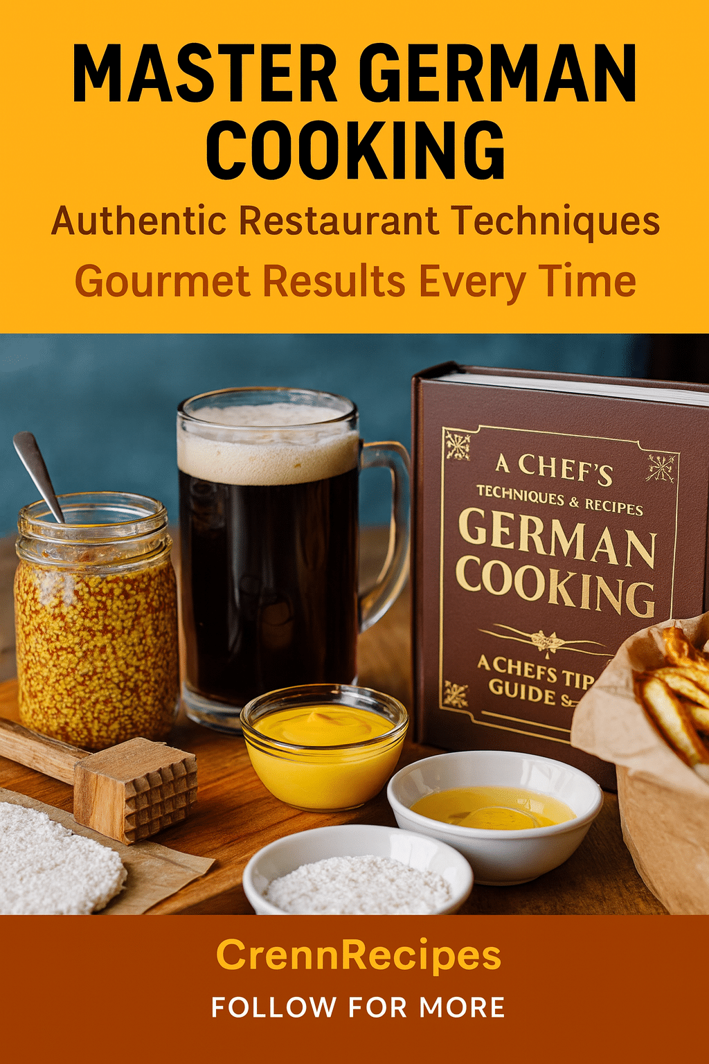 CrennRecipes brand authority - Master German Cooking Techniques culinary expertise